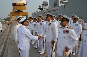 Rear_Admiral_SV_Bhokare_interacting_with_Commanding_Officers_of_Eastern_Fleet_Ships_after_taking_over_as_Flag_Officer_Commanding_Eastern_Fleet_on_06_Oct_15
