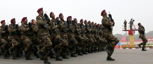 10-PARA Marching Contingent during Army Day Parade 