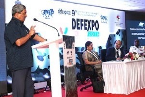 RM addressing at the International Seminar on Advances in Shipbuilding Technology at Defexpo-16 in Goa on 29 Mar 2016.