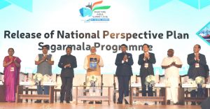 The Prime Minister, releasing the National Perspective Plan Sagarmala Programme