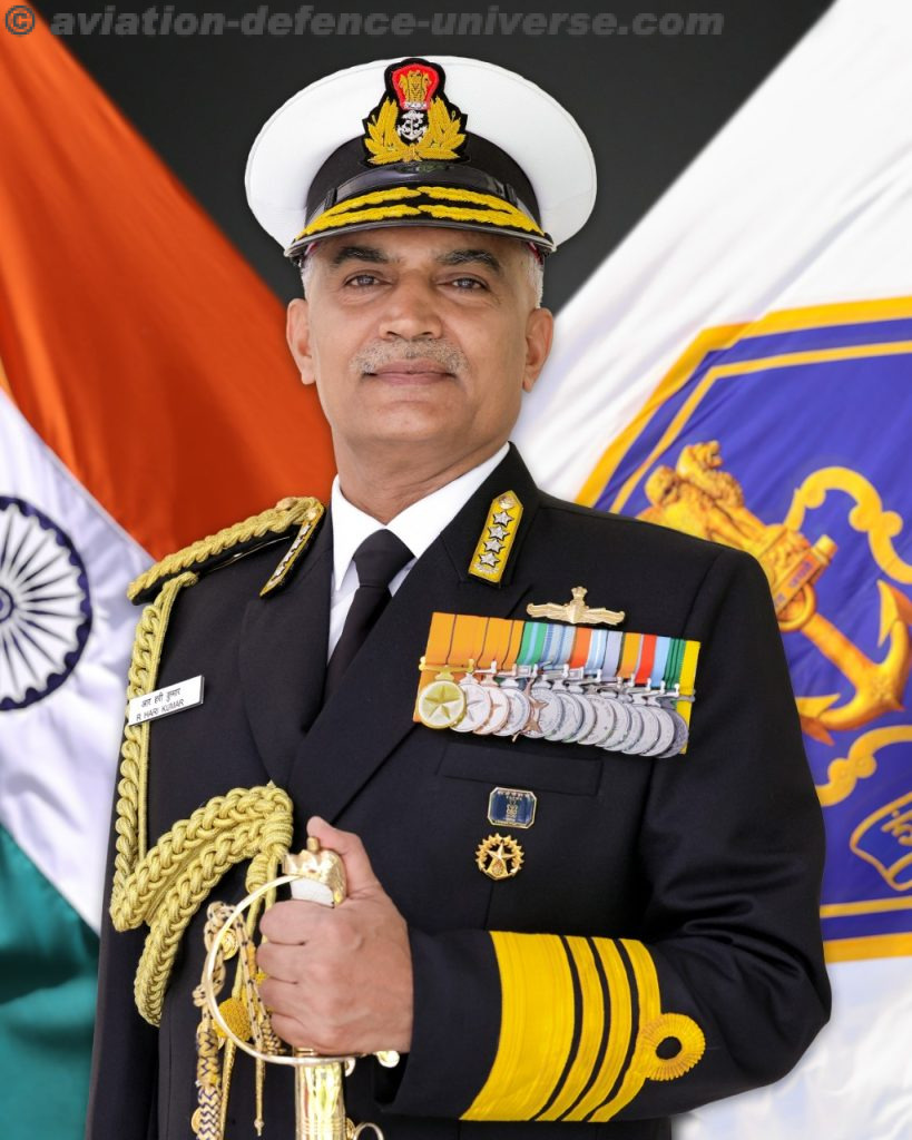 Indian Navy Chief Admiral Radhakrishnan Hari Kumar