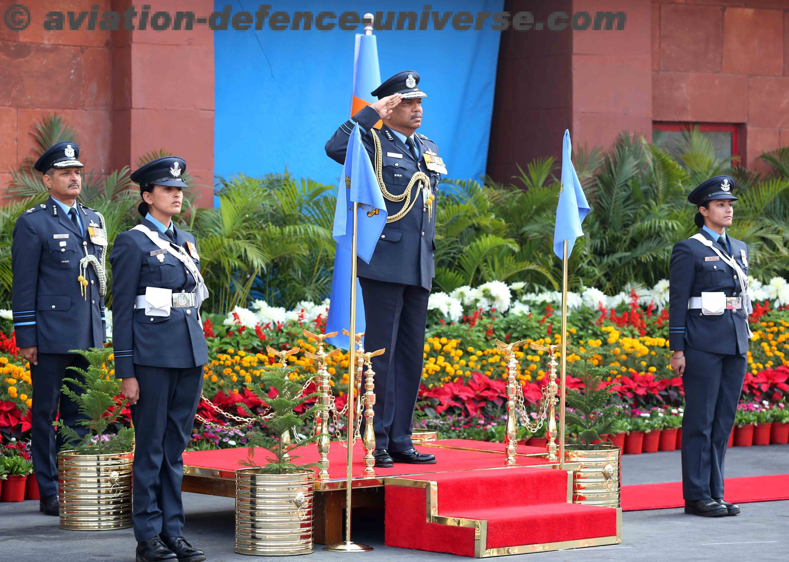 AIR MARSHAL SANDEEP SINGH DEMITS THE OFFICE