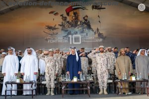 Hazza bin Zayed attended the Union Fortress 10 military parade held in Al Ain