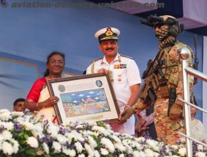 The Hon'ble President of India and the Supreme Commander of the Armed Forces, Droupadi Murmu