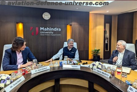 Dr Yajulu Medury, Vice Chancellor, Mahindra University, and Mr. Remi Maillard, President and Managing Director, Airbus India and South Asia signed the MoU in the presence of Anand Mahindra, Chancellor, Mahindra University