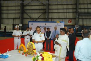 Second Fleet Support Ship Steel Cutting Ceremony