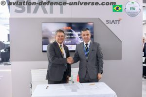 SIATT's CEO, Rogério Salvador, and CENSIPAM's general director, Rafael Pinto Costa