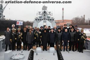 INS Tushil, the latest multi-role stealth guided missile frigate, was commissioned into the Indian Navy in Russia