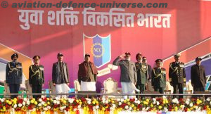 PM attends the annual NCC PM Rally, in Delhi on January 27, 2025.