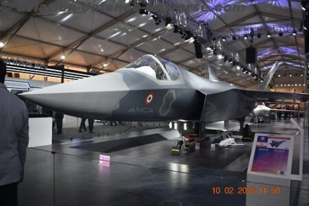 India's HAL made AMCA steels the limelight at Aero India 2025