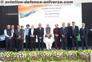 LCA Mk1A Rear Fuselage Handover to HAL by Indian Private Industry in Bengaluru